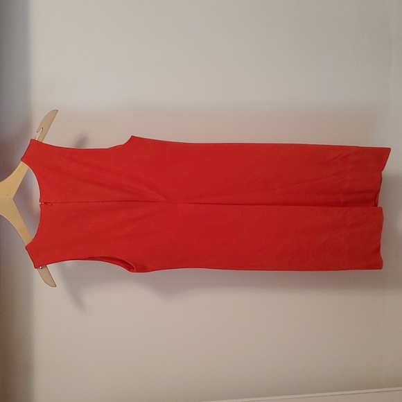 NWOT Aritzia Babaton Miguel red/orange fitted dress. Women size 6 - Picture 5 of 11